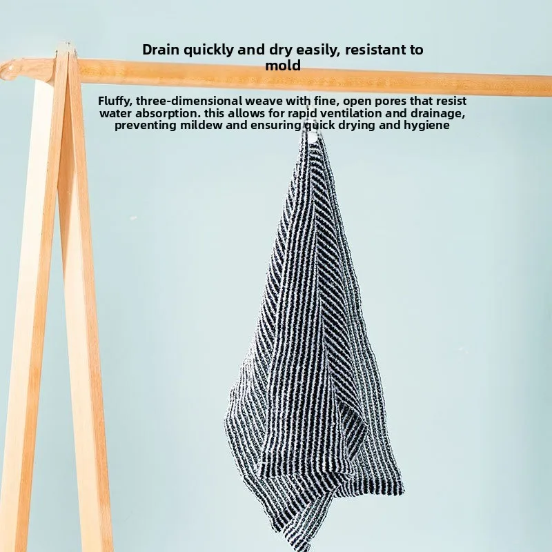 منشفة حمام من ألياف الكربون، منشفة حمام للرجال والنساء، لا تؤذي الجزء الخلفي من منشفة الاستحمام الطويلة.