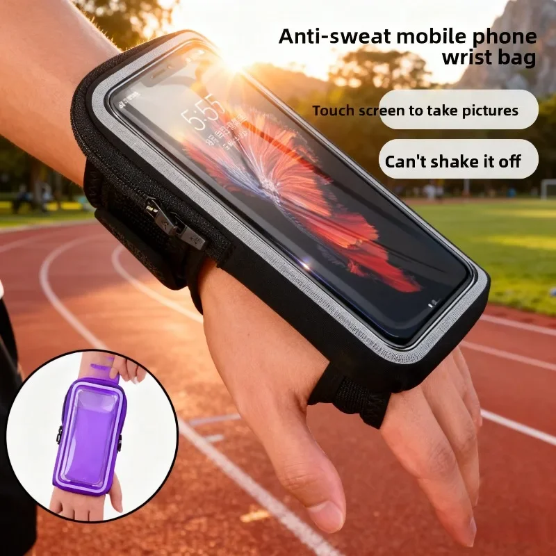 Running Arm Strap Phone Stand for IPhone Samsung Adjustable Reflective Sports Arm Strap Up 7 Inches Running Hiking Gym Exercise