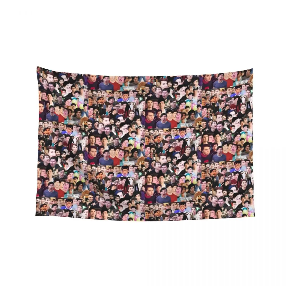 

Dan and Phil Collage Tapestry Decor For Bedroom Decorative Wall Murals Wall Tapestries Wall Decor Tapestry
