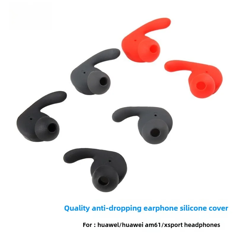 

Silicone Cases Ear Caps Eartip Covers For Huawei AM61/xSport Bluetooth Headphones-Soft Anti-Slip Sweat Resistant Perfect Fit