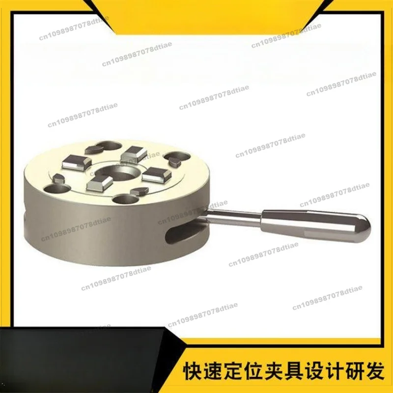 For Supply Precision Positioning Fixture D100 Single Head Manual Chuck CNC Positioning Fixture
