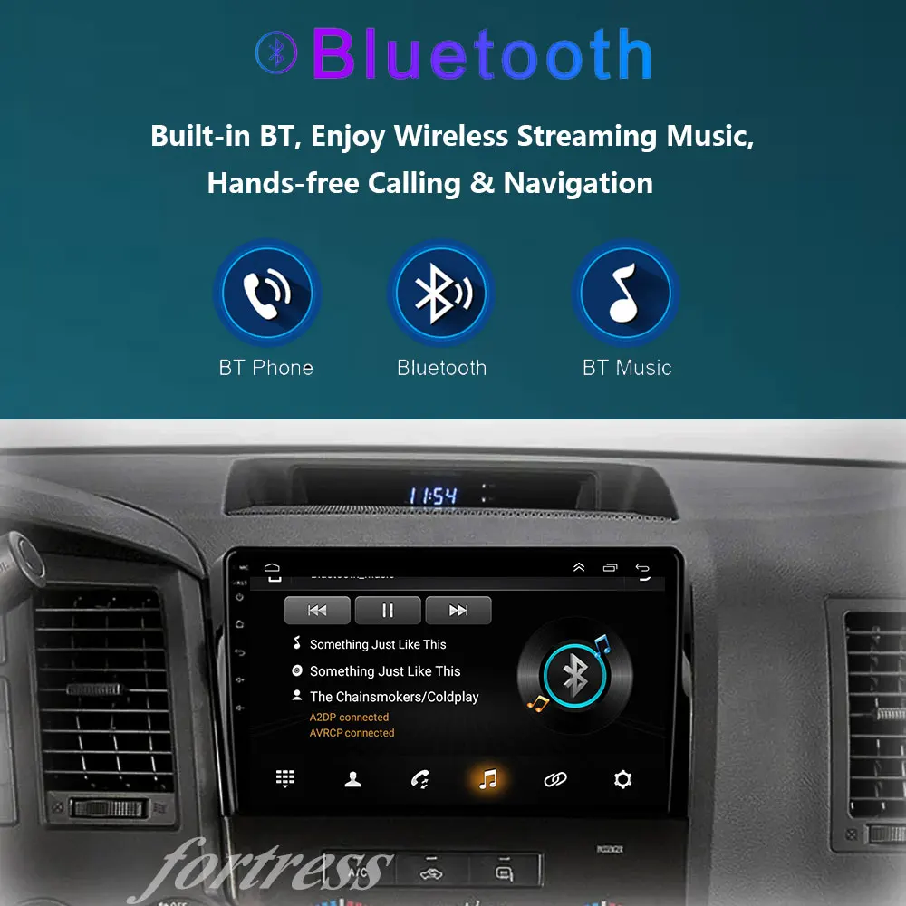 10.1inch Android 13 Car Radio For Toyota Tundra XK50 2007-2013/Sequoia XK60 2008-2017 Multimedia Player Gps Stereo 4G Carplay