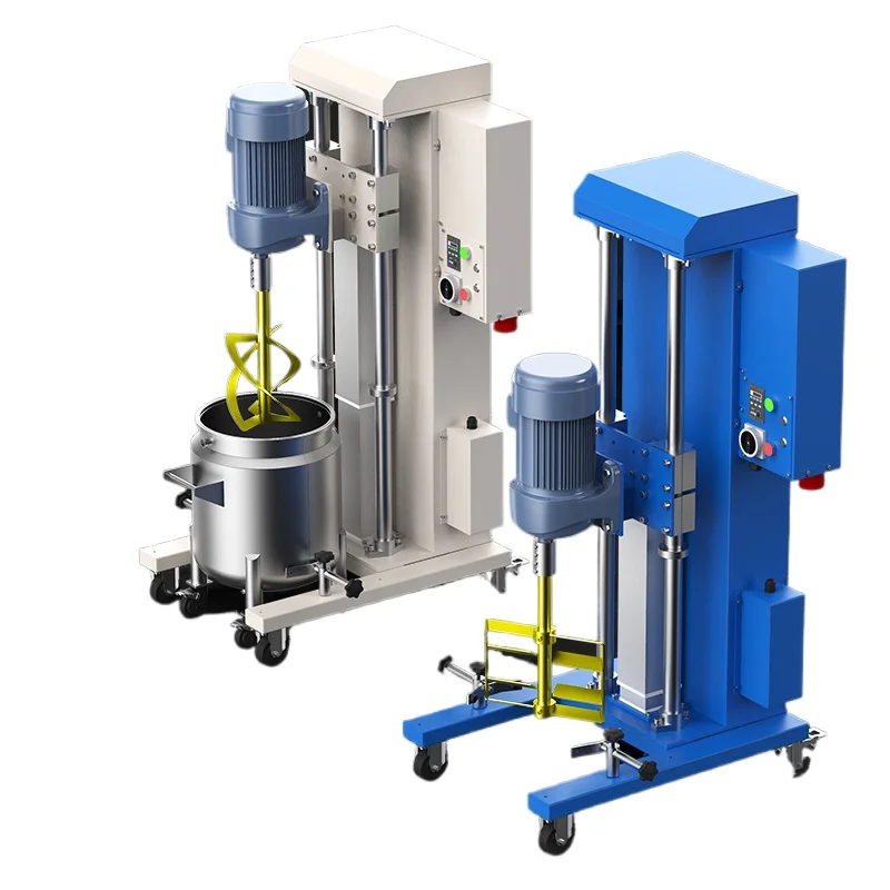 CX 20 liters small electric lift speed control mixer ribbon frame mixer