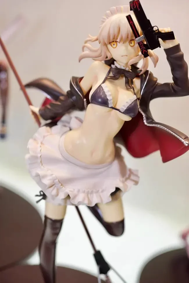 

1/6 Anime Fate/stay night maid saber Figures Kit kawaii Resin GK DIY White Assembly GK Model Statue Toys doll Collection Gifts