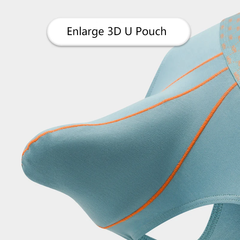 2pcs Men Underwear Briefs Cotton Comfortable Breathable Male Under Panties Large U-shaped Pouch Innerwear for Men