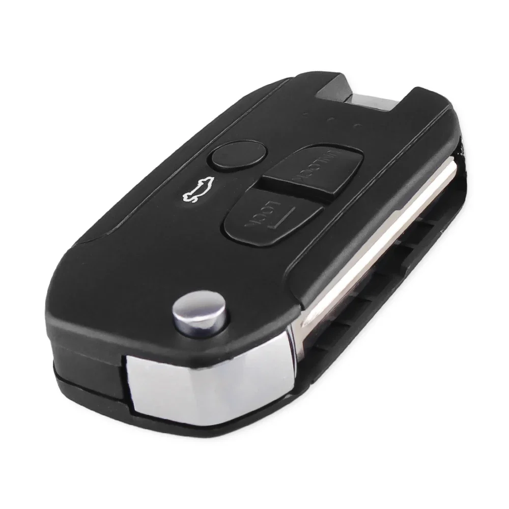 KEYYOU 3 Buttons Modified Key Case Shell Cover For Mitsubishi Lancer Evo Colt Outlander Mirage Keyless (Right Blade)