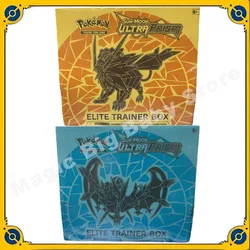 Oryginalna oryginalna gra karciana Pokemon Trading PTCG Cartoon English Sun and Moon Pudełko upominkowe ULTRA PRISM ELITE TRAINER BOX Prezent dla dziecka