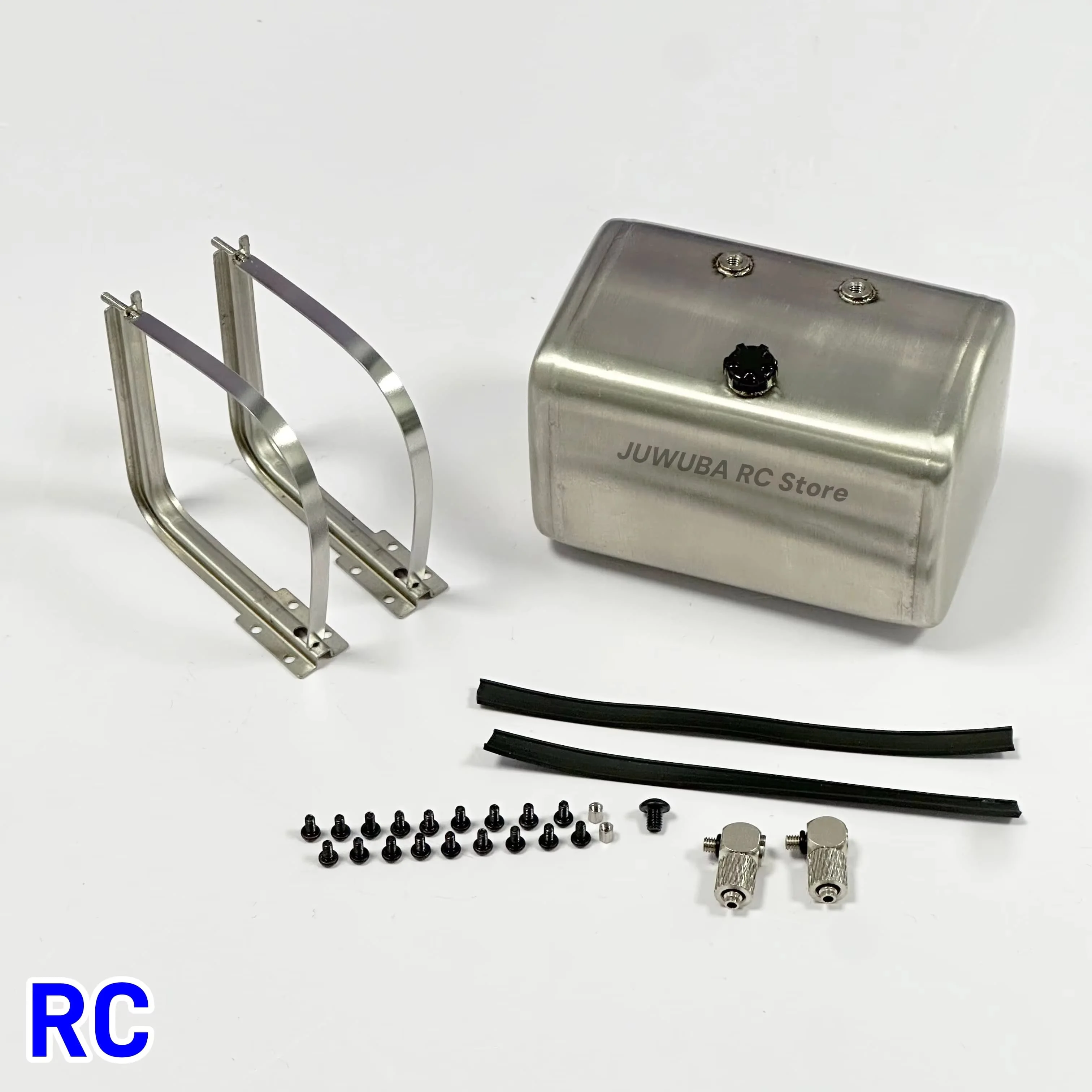 1/14 RC LKW Kraftstofftank 65/72/85/90/108mm versiegelt hydraulisch Edelstahl für Tamiya 1/14 Rc Traktor LKW Teile Zubehör