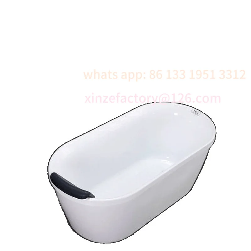 

Acrylic adult free-standing small household colored spa bathtub bathtub adult home