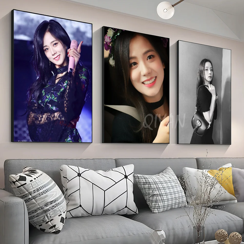 1pc Kpop Jisoo B-BLACKPINK Poster Stickers Art Wall Murals Decor Game