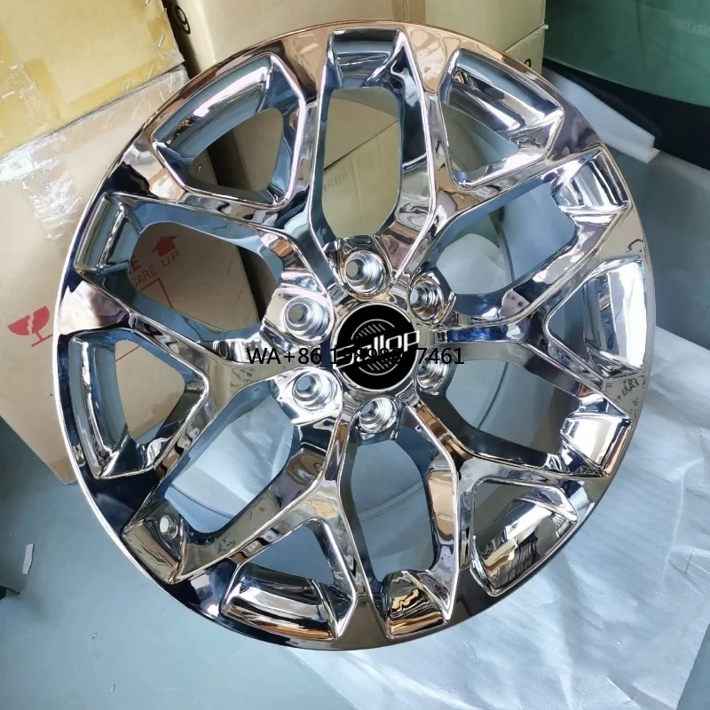 

Gallop 22-26 Inch PCD 6*139.7 ET 20-31 Aluminum Alloy Passenger Car Wheels Rims for Chevrolet Pickup Gloss Black Chrome BMF