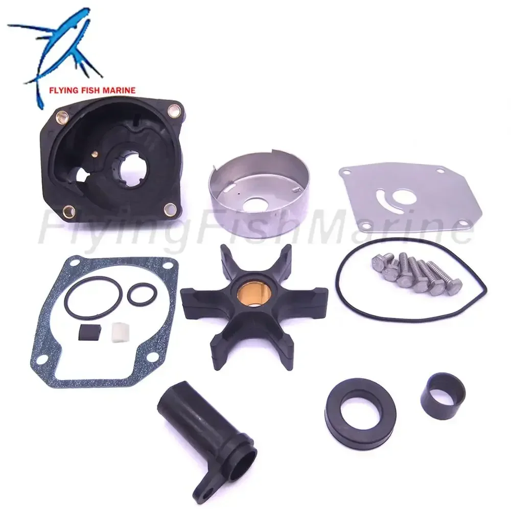 

Outboard Engine 432955 777804 438602 438591 0432955 0438602 0438591 0777804 Water Pump Repair Kit with Housing for Evinrude John