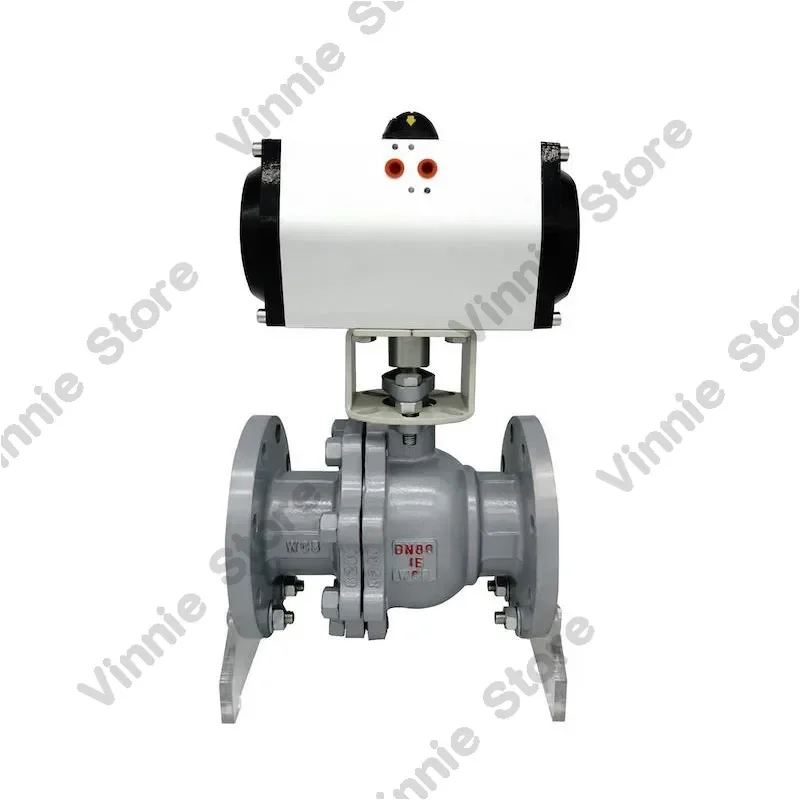 

Пневматический шаровой кран из литой стали Q641F-16C, фланцевый, для пара, DN15-DN100