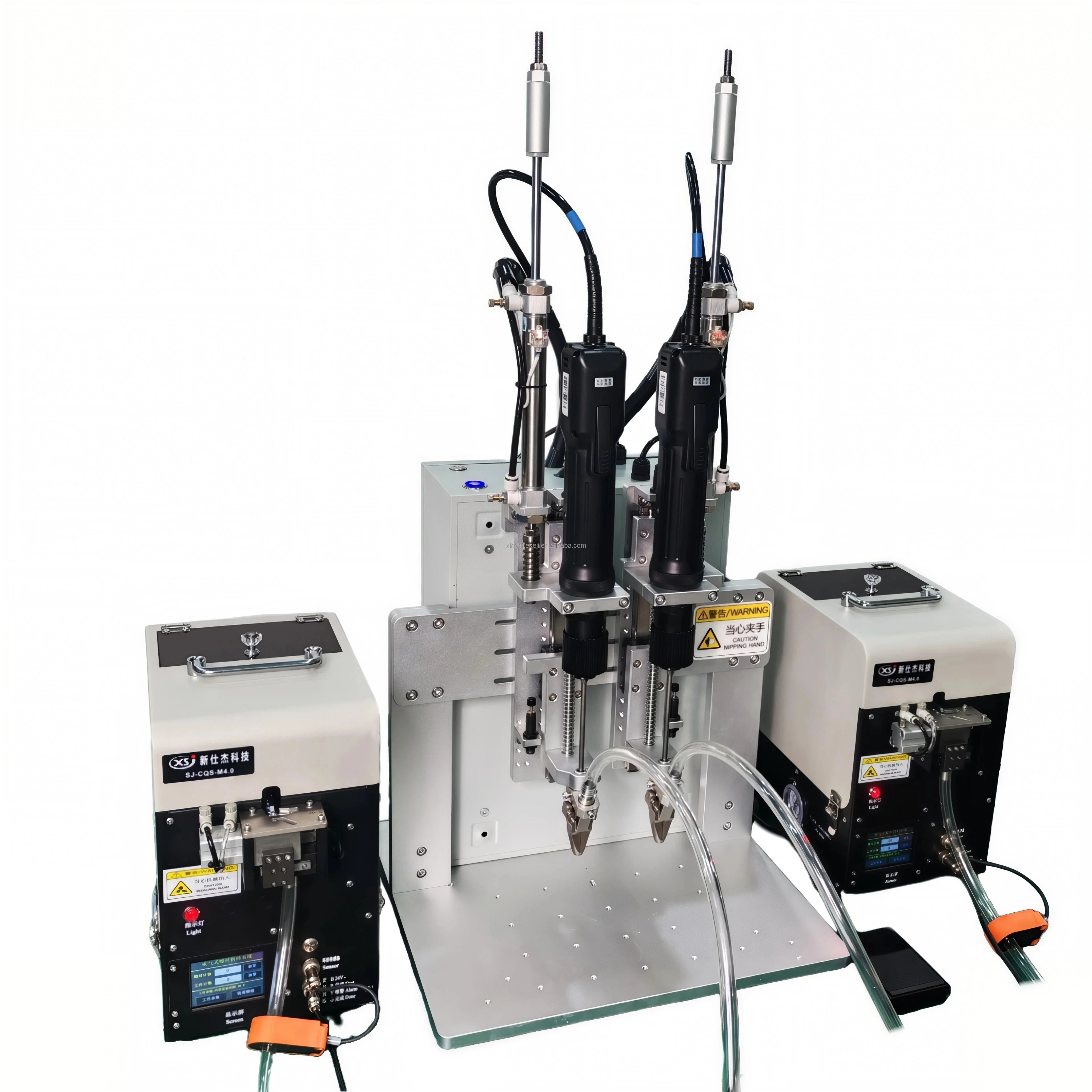 Industrial Customized PLC Motor Platform Screw Tightening Machine Dual Electric Screwdriver Dual Screw Feeder 1 Year 1-90kgf.cm