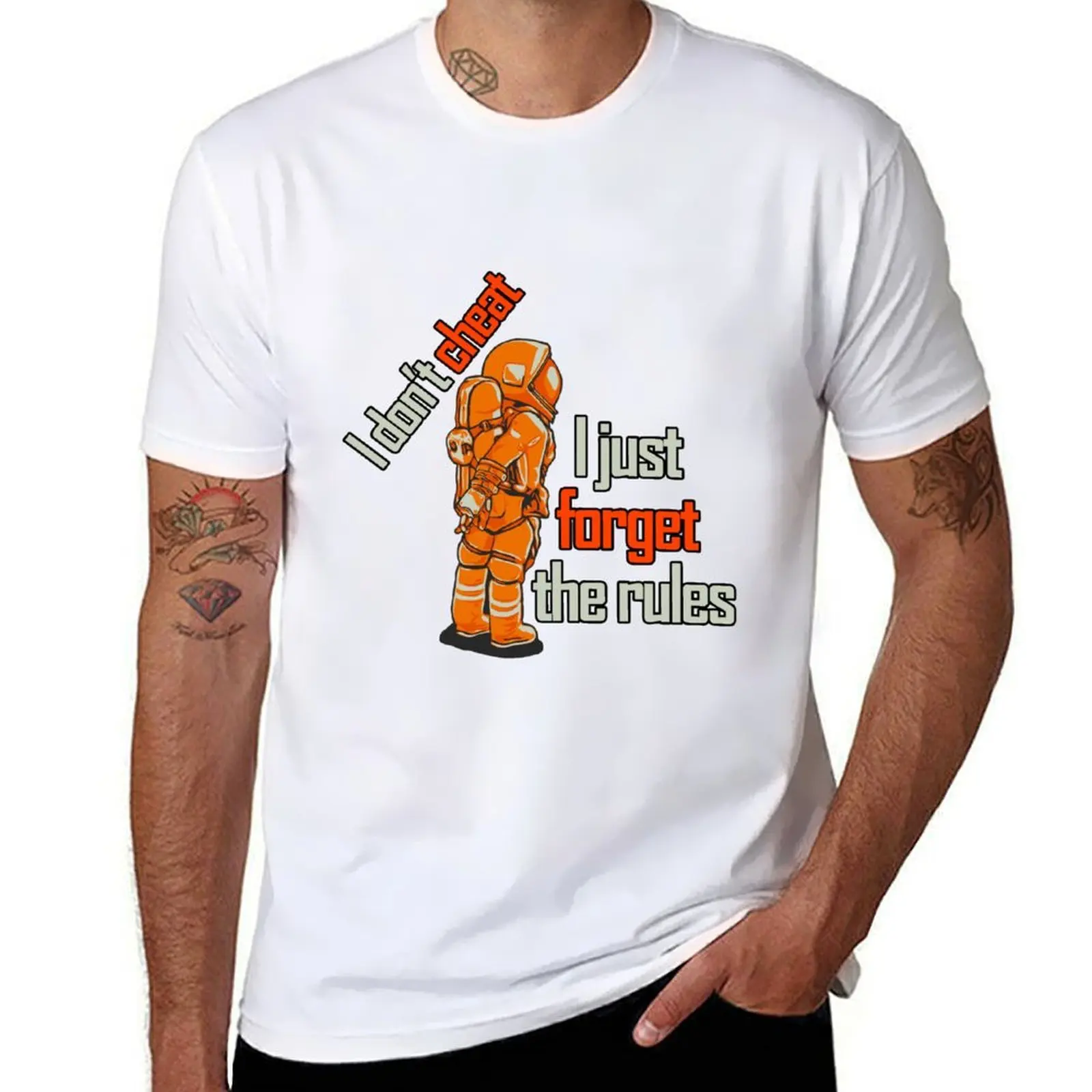 

I don't cheat I just forget the rules T-Shirt t shirts for man slim fit t shirts with prints T-Shirt