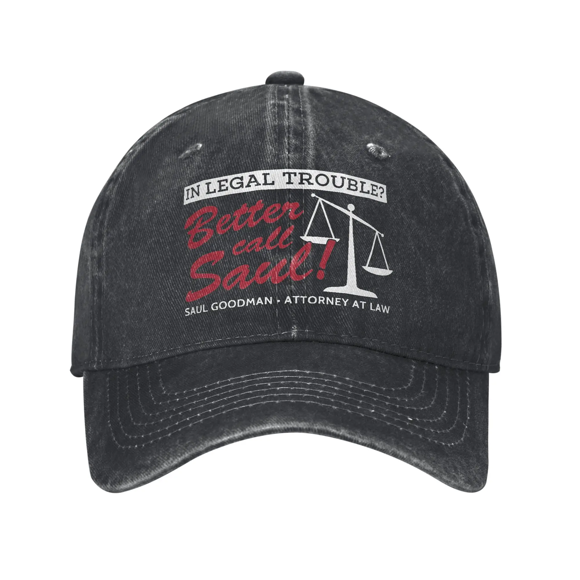 Better Call Saul Unisex Baseball Cap  Distressed Cotton Caps Hat Vintage Outdoor Summer  Gift Snapback Hat