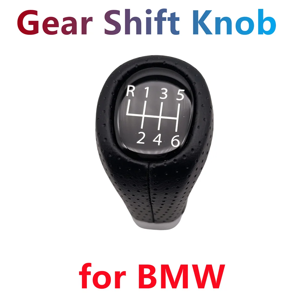 5/6 Speed Manual Shift Handball 25118037305 Auto Gear Bar Knob Head Aluminum Alloy 8037305 For BMW 1/3Series E87 E81 E90 E91 E92