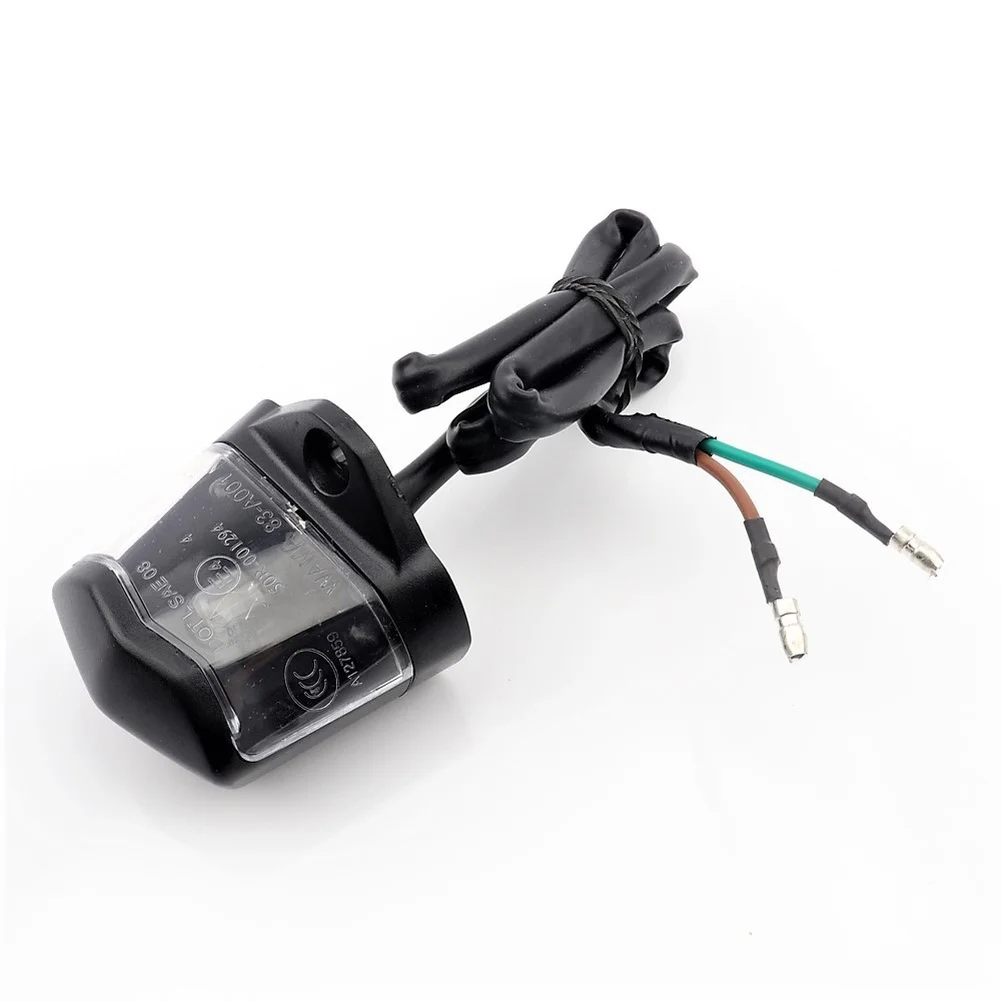 

Задний номерной знак мотоцикла из АБС-пластика, совместимый с различными моделями, акриловый черный корпус, 12 В, желтый свет, устойчивый к атмосферным воздействиям