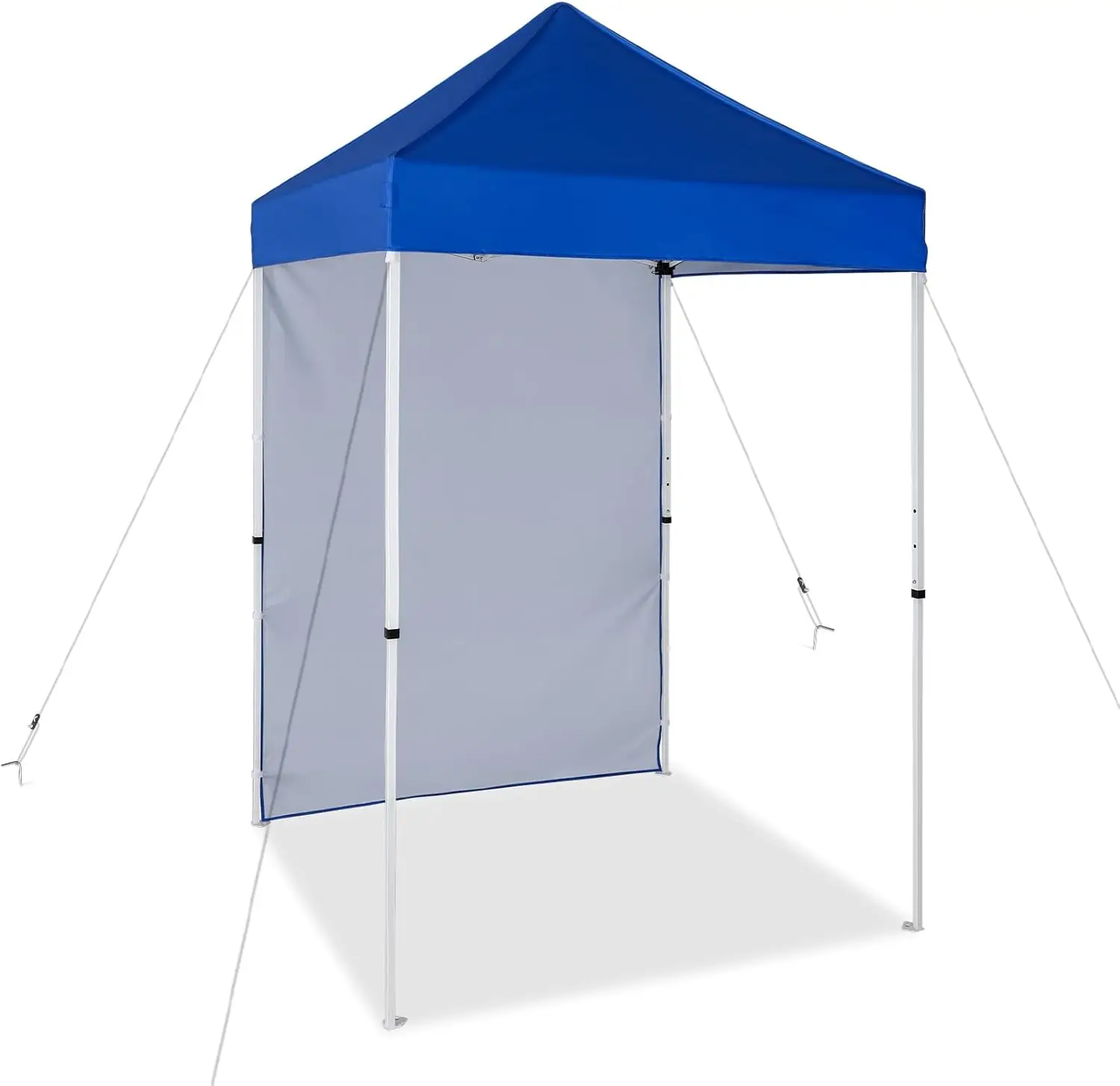 Outdoor Portable Event, Lightweight Fabric, Blue, Canopy with Removable Sunwall