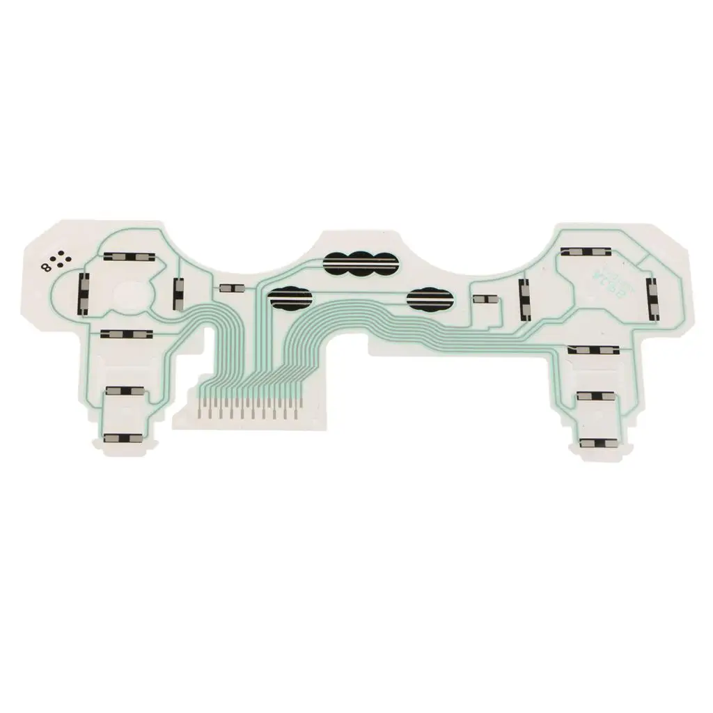 Flex Cable Ribbon for PS3 Controller Conductive Film Keypad Repair Part Durable Plastic Green