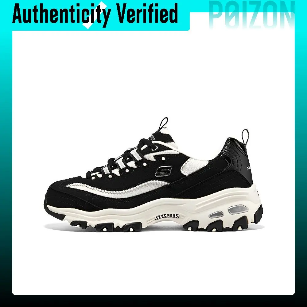 Skechers DLITES Chunky Sneakers Women's Low-top Black 896189-BKW