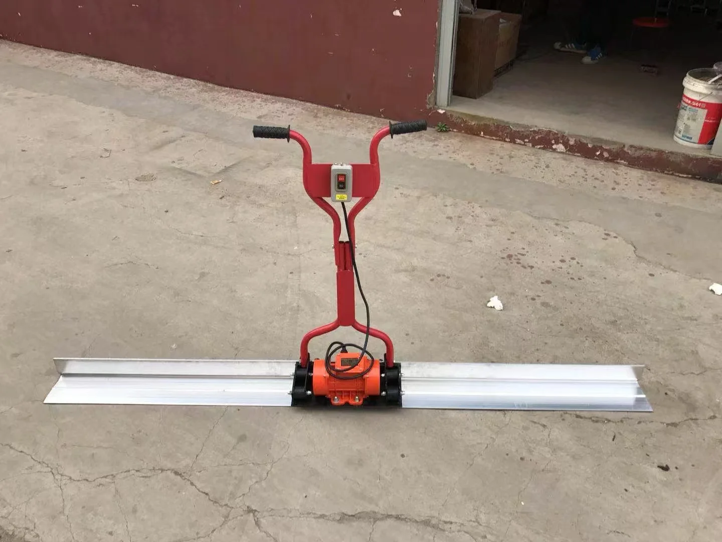 Cement Leveling Ruler Tools Concrete Floor Vibratory Screed Floor Road Equipment Construction Machine for Sale