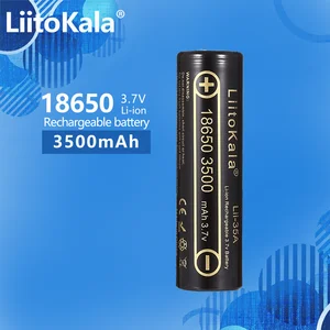 Liitokala-li-li-Ion wiederaufladbare Batterie, Lithiumbatterie, hohe Entwässerung, Blitzleuchten, Vaping, Li-35A, 18650, 3500mah, 3,7 V, 10a, 1PC 10 Hauptverkaufsbatterie VAPO - №5