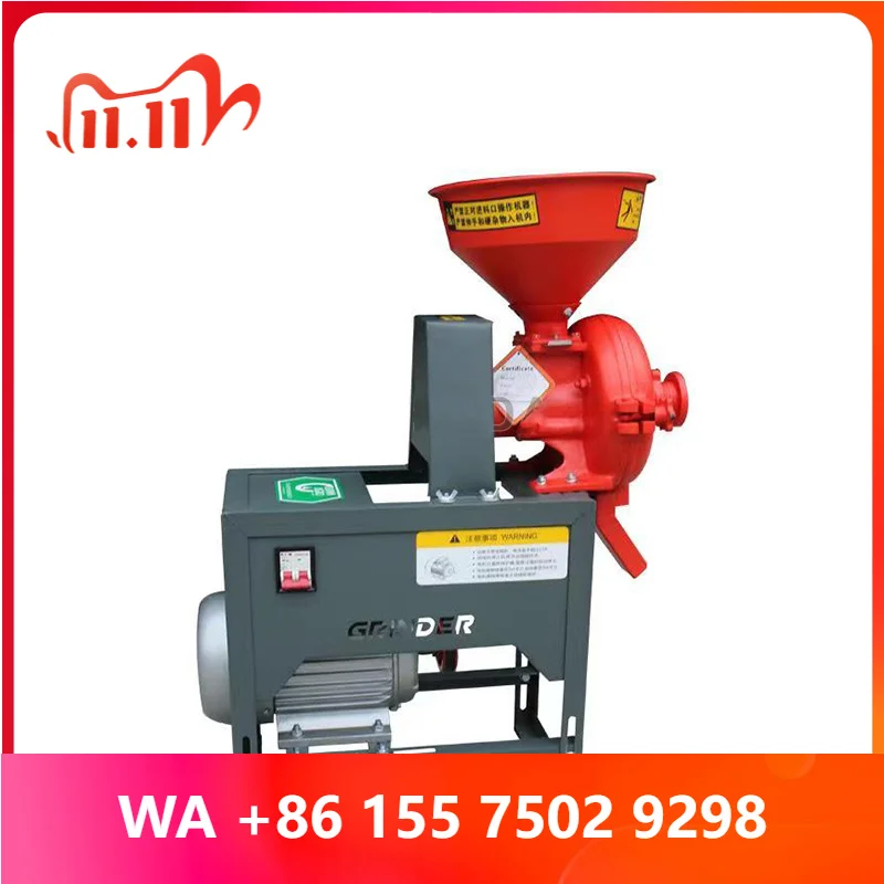 2200W automatic dry and wet maize milling hine commercial maize meal grinding mill