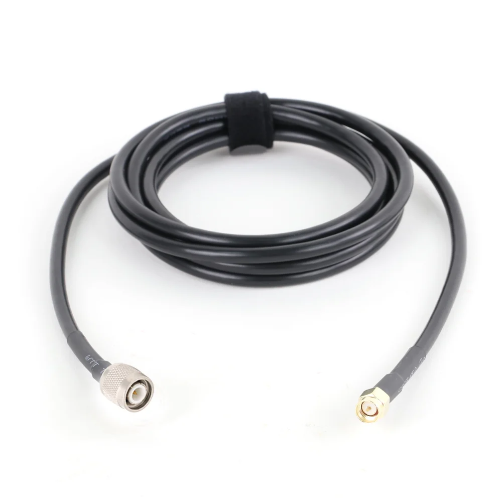 50Ohm RG58 Cable SMA to TNC RF Coaxial Pigtail Jumper Wire RP-SMA RP-TNC Straight & Right Angle for Radio Antenna WiFi Router