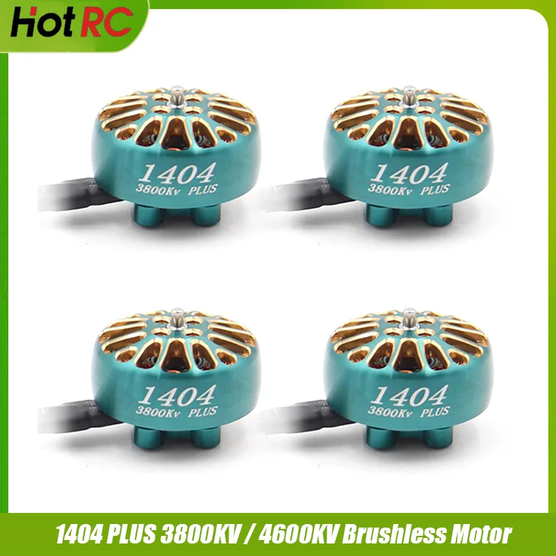 

LANNRC 1404 PLUS 3800KV 4600KV Brushless Motor 2~4S Lipo 1.5mm Shaft Diameter for 2~4inch Toothpick Traversing Drones Quadcopter
