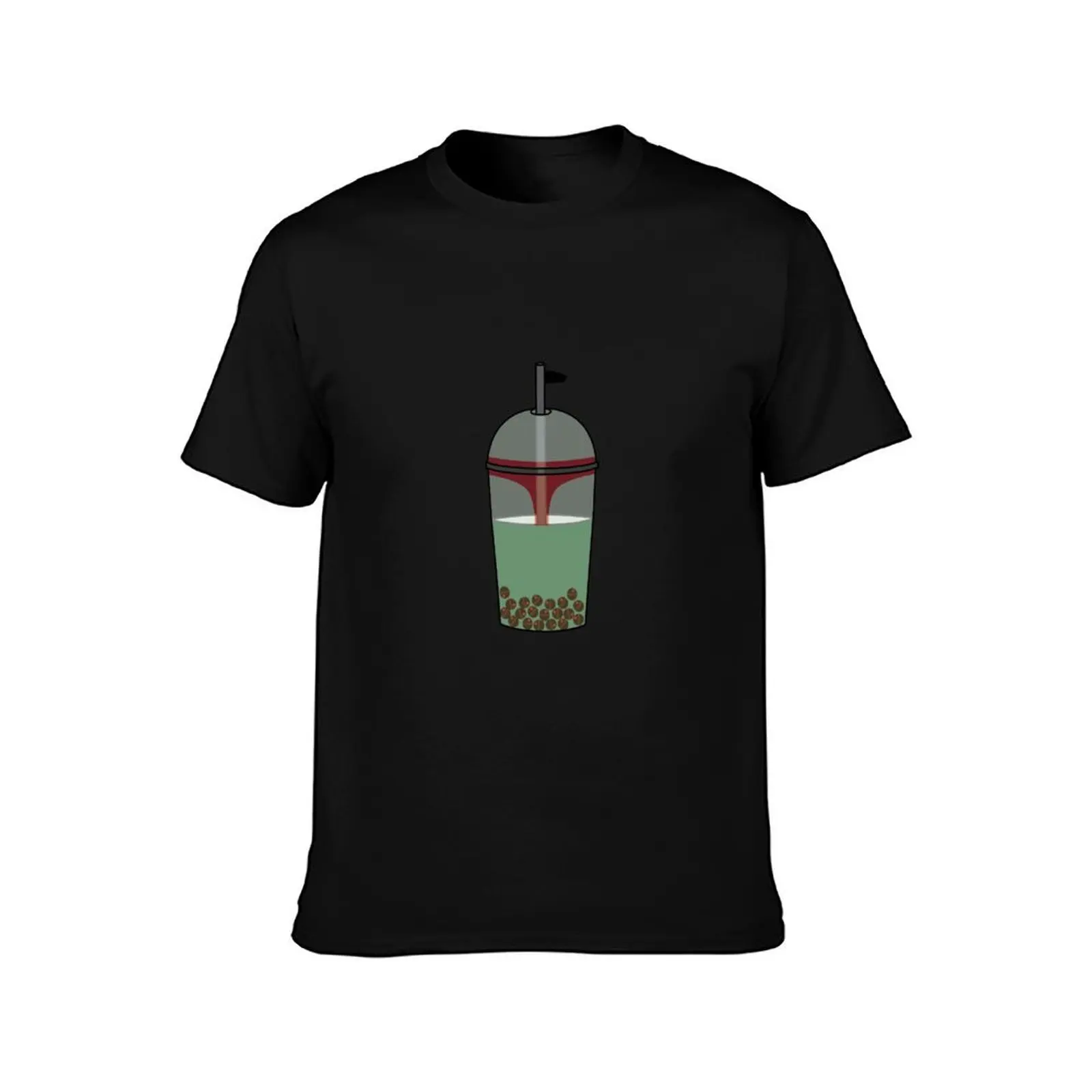 Boba Tea Fett T-Shirt Casual Loose Fit Summer Tee Shirt T-Shirt