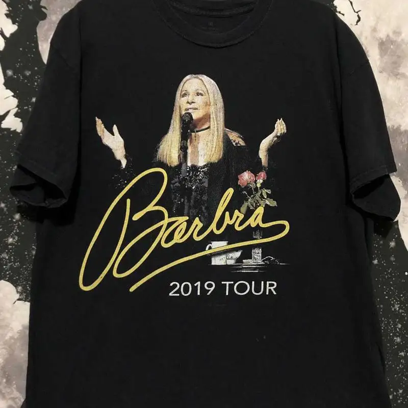 

Футболка Tour Barbra Streisand Concert Music, хлопковая полноразмерная Mc864