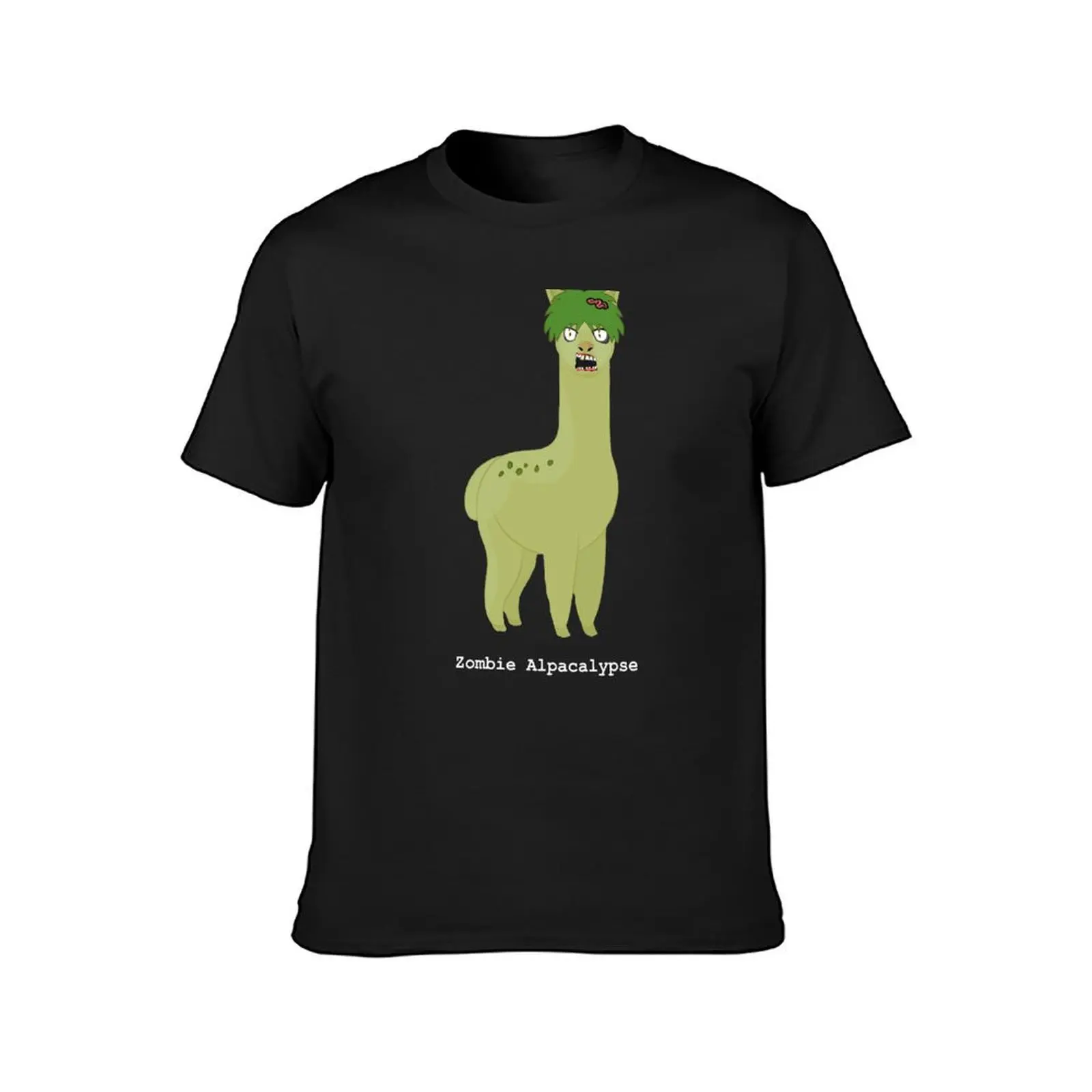 Zombie Alpacalypse T-Shirt plain plus sizes tshirts for men