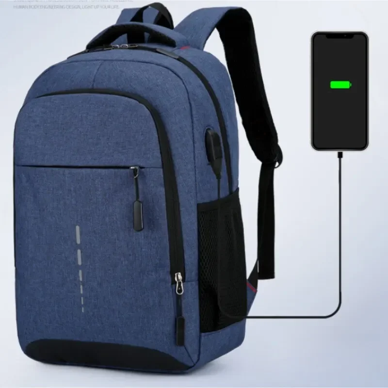 Mens BackPack LargeCapacity Simple Student ComputerBag Fashion Travel Female Backpack