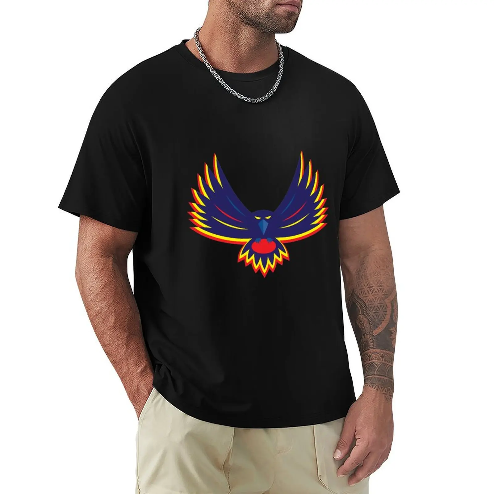 

We Fly As One Crow - Adelaide Football Club T-Shirt Summer Print Short Sleeve Tee