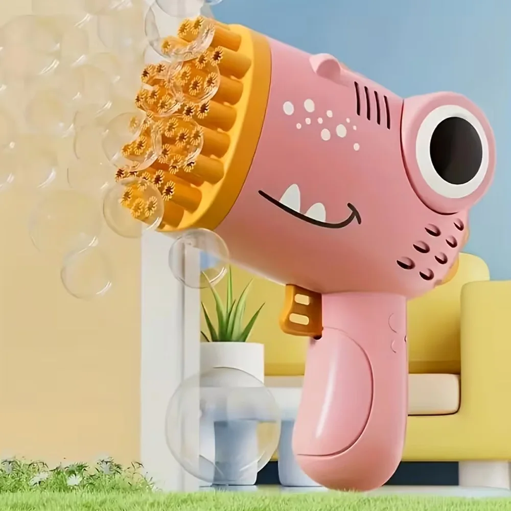 

40 Hole Bubble Handheld Bubble Machine, Electric Bubble Gun Outdoor Wedding Party Toys without Bubble Water