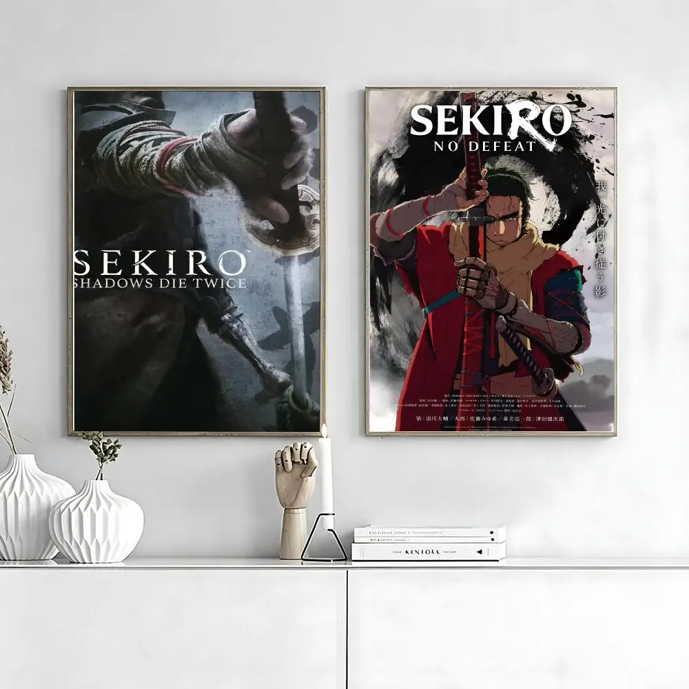 Game S-Sekiro Shadows Die Twice Fantasy Painting Calligraphy Movie Posters And Prints Canvas Wall Art For Living Room Home Decor