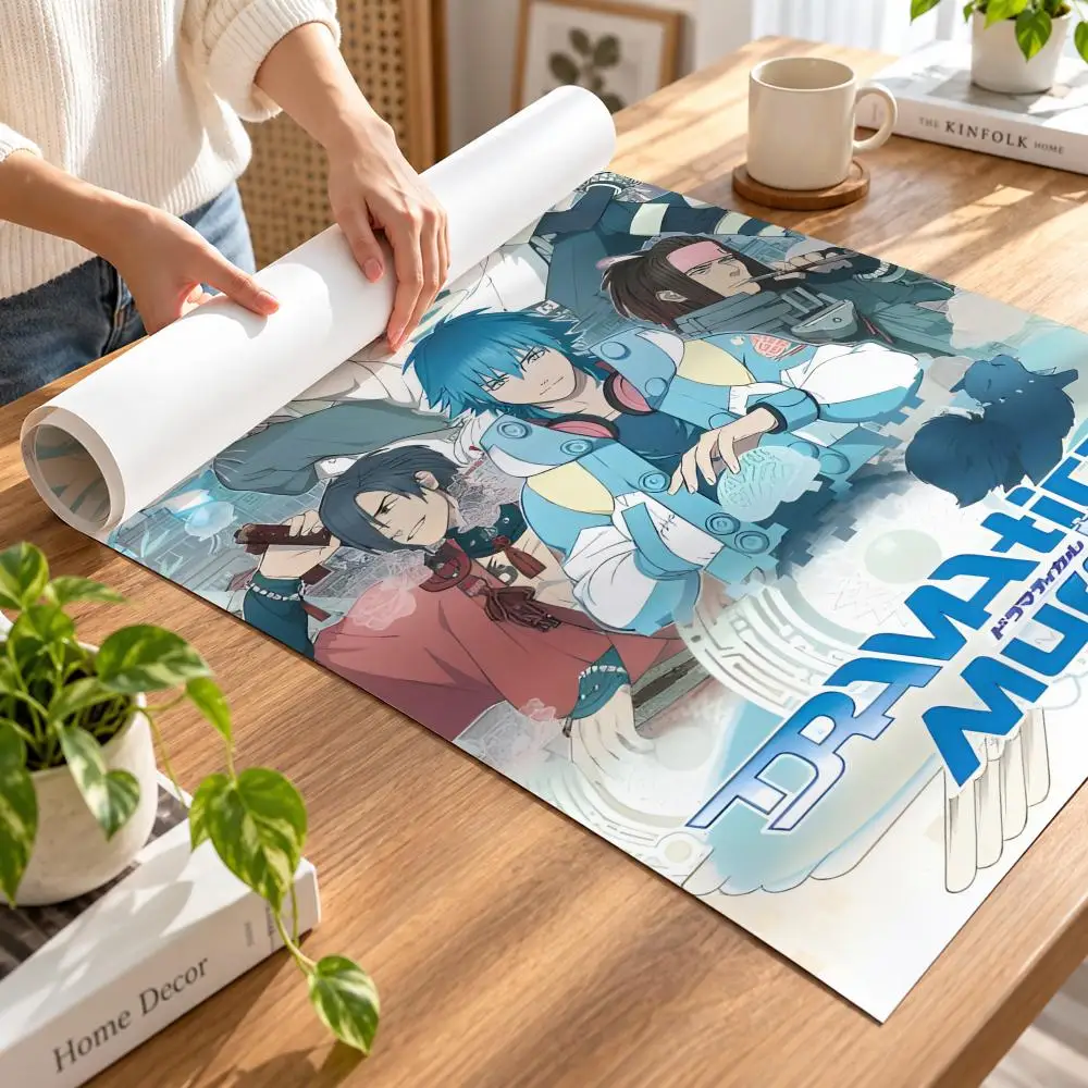Game D-DRAMAtical Murder Poster High-definition poster stickers, suitable for bedroom living home decoration