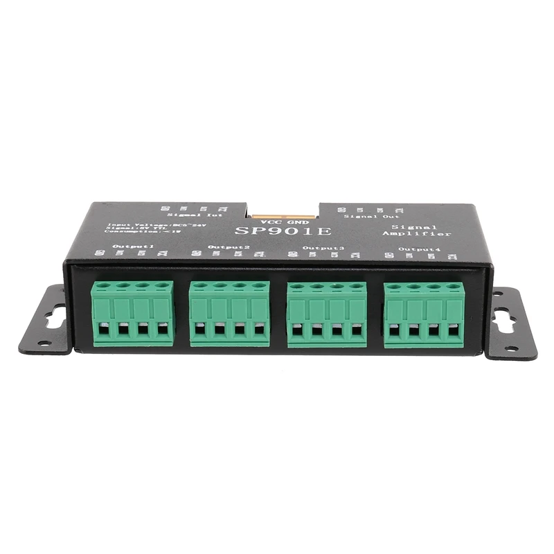 SP901E Pixel WS2812B WS2811 SPI wzmacniacz sygnału Repeater dla WS2813 SK6812 WS2815 WS2801 SK9822 itp. wszystkie RGB
