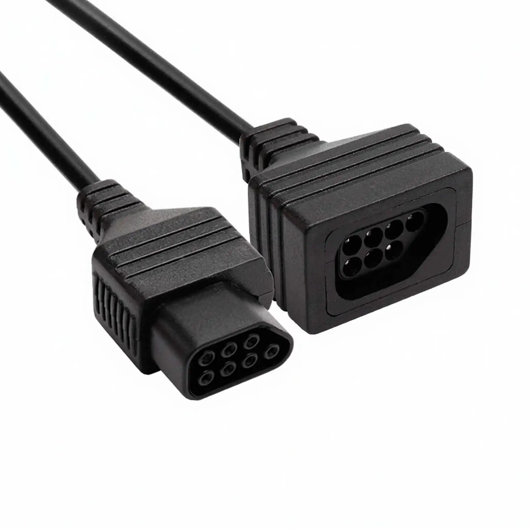 2 pcs high quality and fast shipping cable for Nintendo NES Controller Extension Cable Cord 6 Feet