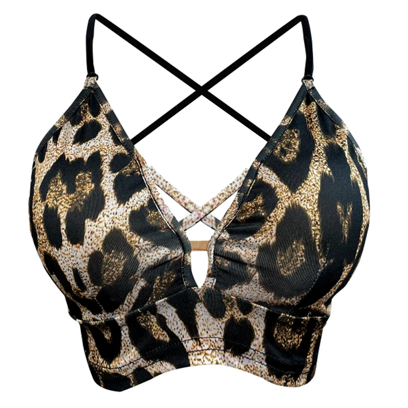 Soutien-gorge de danse latine Sexy, haut Tango, Salsa, Cha, vêtements de danse, Samba, Rumba, sous-vêtements de salle de bal, accessoires de danse latine DCC123