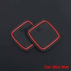 Auto Accessory For Suzuki SX4 S-Cross Scross 2014- 2024 Car Interior Anti-Slip Slot Mat Door Groove Pad Non-slip Cup Coasters