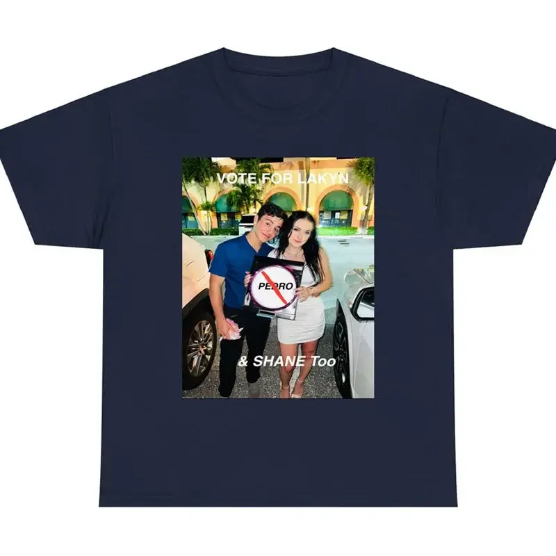 Sale Vote For Lakyn Shane Too Navy T Shirt S To 45Xl