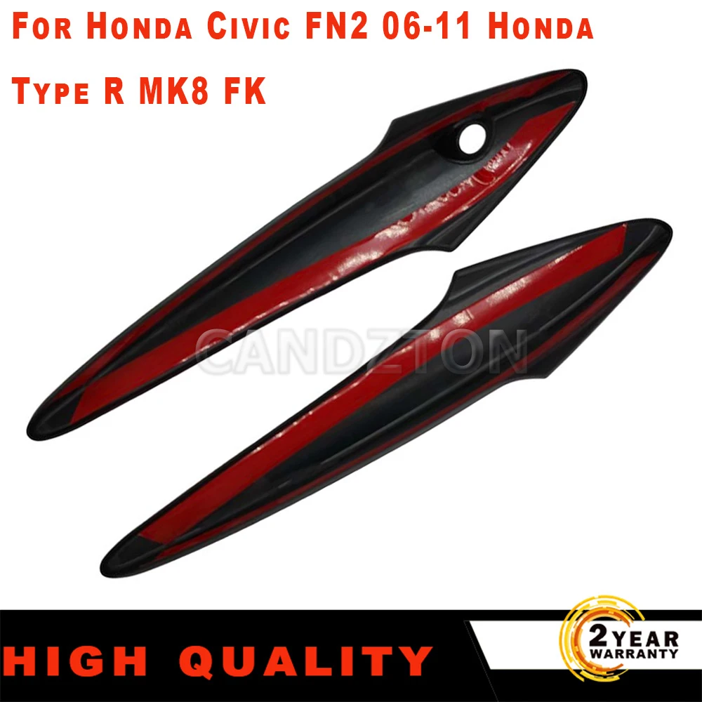

Door Handle Covers Gloss Black 1503324 For Honda Civic FN2 06-11 Type R MK8 FK