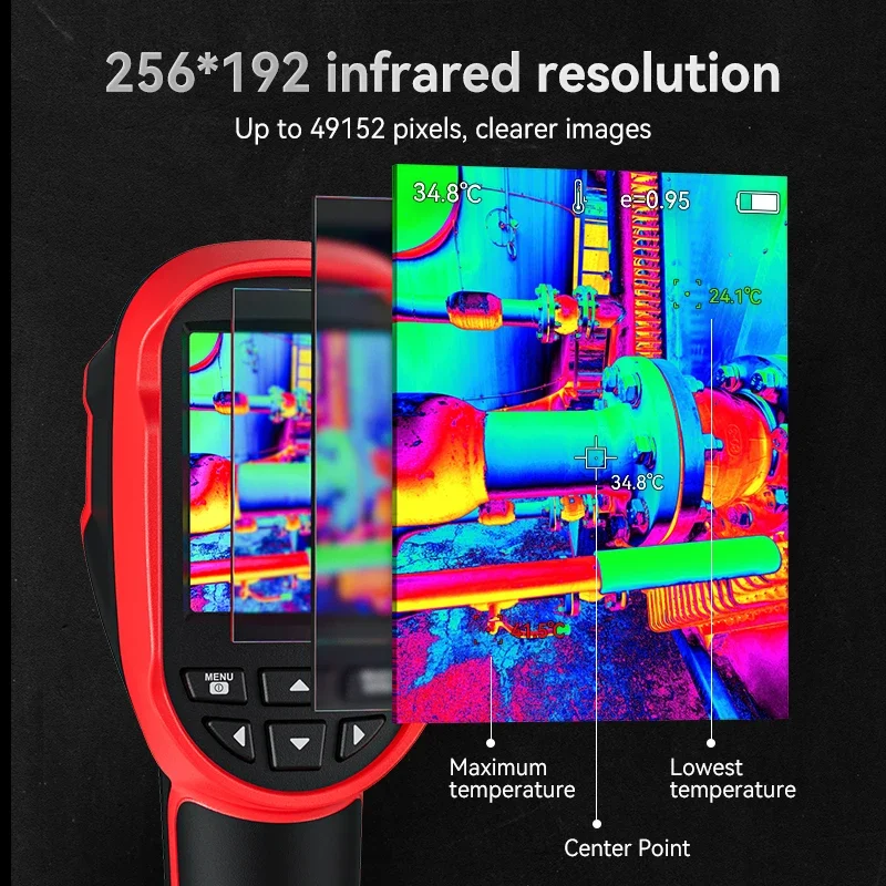 Imágenes térmicas de teléfono portátil S01, Mini cámara térmica infrarroja HD de alta resolución para cámara de imagen térmica Flir