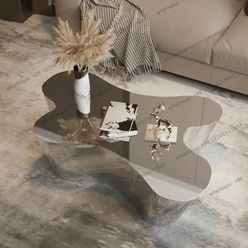 

yj9 Special-shaped Modern Coffee Table Minimalist Natural Living Room Side Tea Table Nordic Unique Mesa Centro Salon Home Furnit