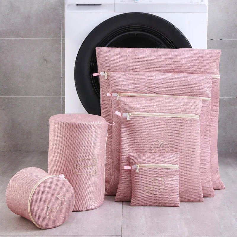 Washing Machine Laundry Bag Thick Net Dirty Clothes Wash Pouch Travel Clothing Storage Bags Bra Washing Basket Underwear Laundry