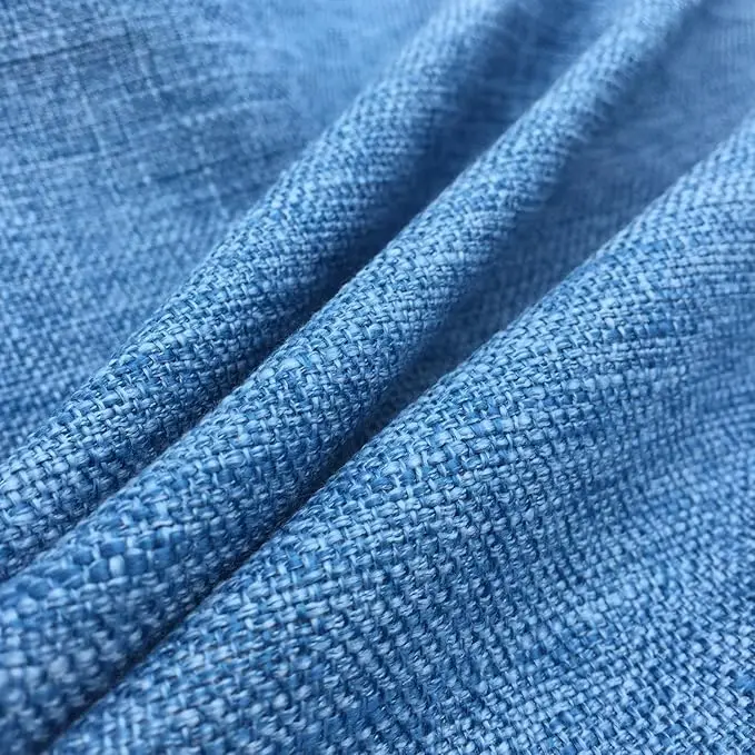 Packung mit 2 einfarbigen dekorativen Leinen-Kissenbezügen, einfach, bequem und weich, zur Dekoration von Sofa, Wohnzimmer und Schlafzimmer – Detail 6