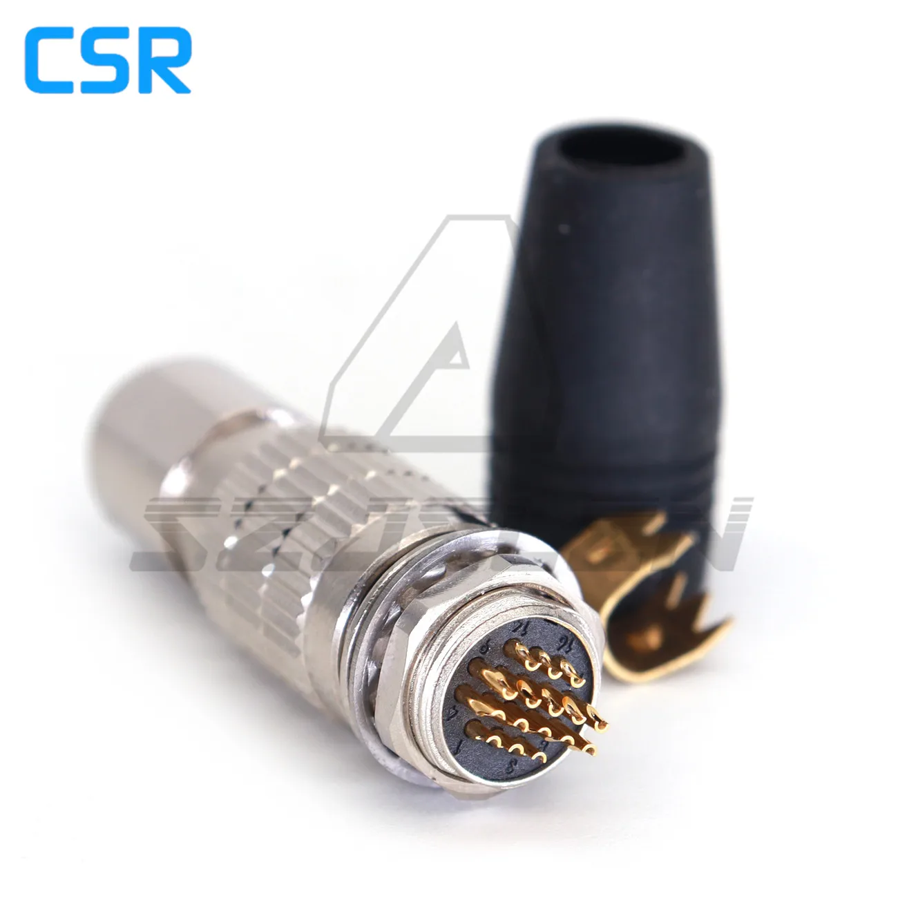 Hirose Connector HR25-9TP-16P / HR25-9TR-16S Dustproof And Waterproof Aviation Industry Signal Circular Plug 16 Pin