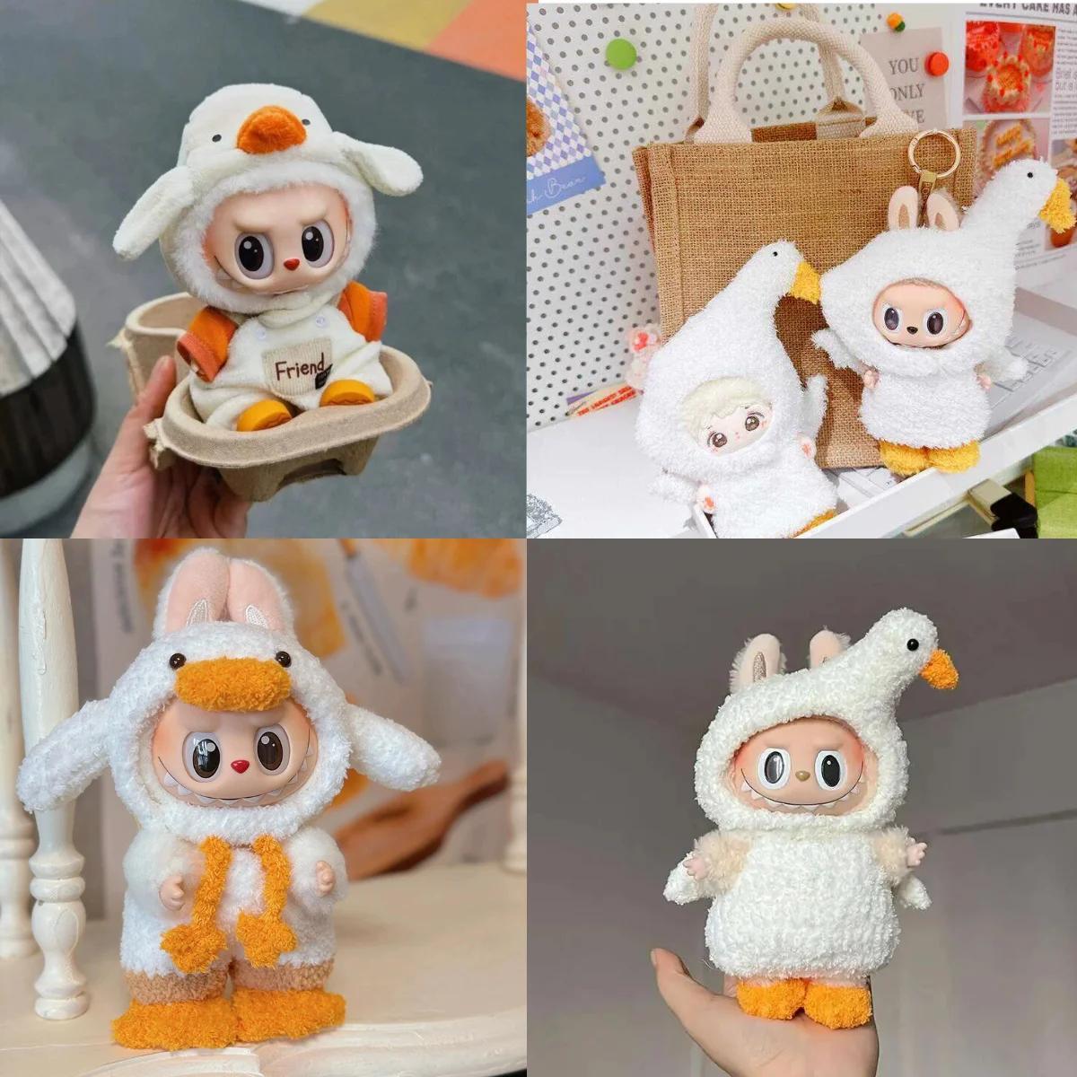 

For Labubu Clothing Handmade Baby Clothes Cute Duck Set High Beauty Set Fashion Gift Mini Doll Clothes Accessories